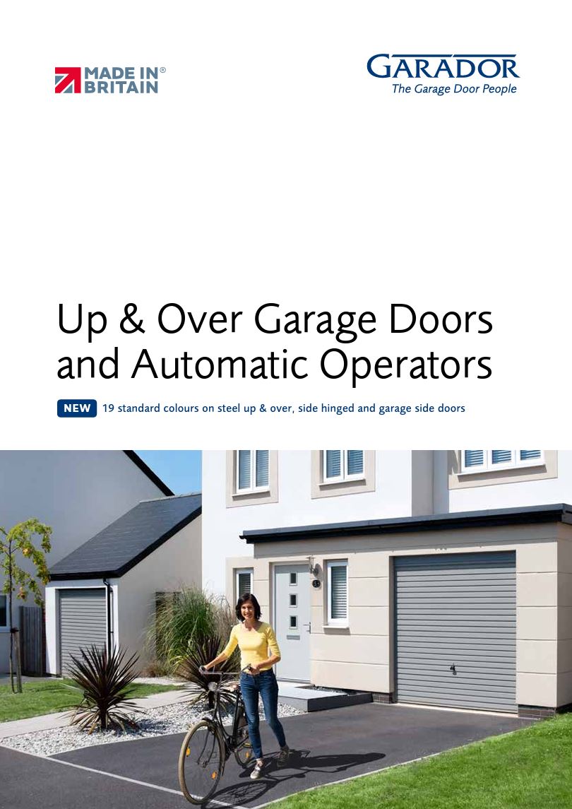 Garador Up & Over Garage Doors Brochure
